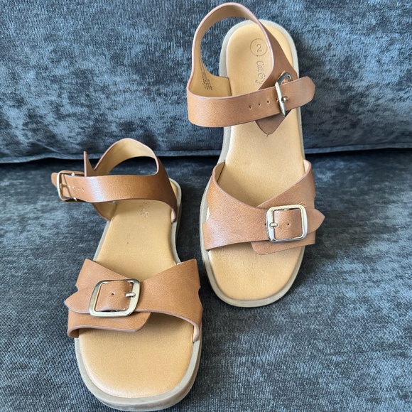 Kids' Shawna Ankle Strap Sandals - Cat & Jack™ - Picture 1 of 3